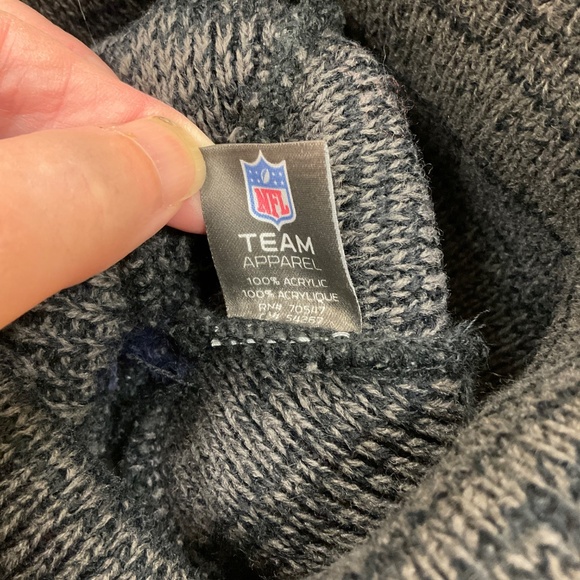 NFL NY Giants '47 Dark Gray Black Pink Cuffed Knit Hat Women’s NWT One Size - Picture 7 of 9